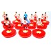 Subbuteo Andrew Table Soccer Red Bull Salzburg 2013-2014 on classic Hasbro bases